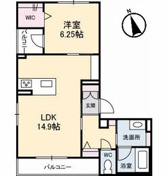 ベレオ中広の物件間取画像